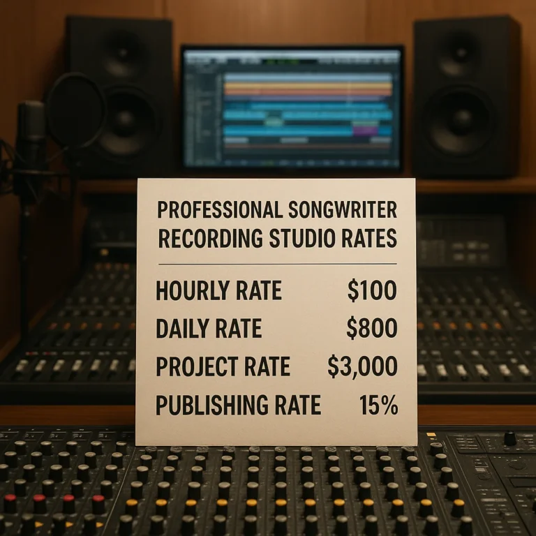 Featured image for How Much Do Professional Songwriters Charge 2026 Rates Revealed